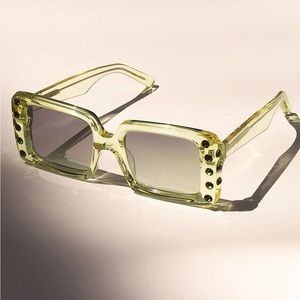 AJE X LOCAL SUPPLY GREEN SUNGLASSES